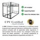 preview thumbnail 11 of 10, Twin over Twin Metal Bunk Bed with Fence