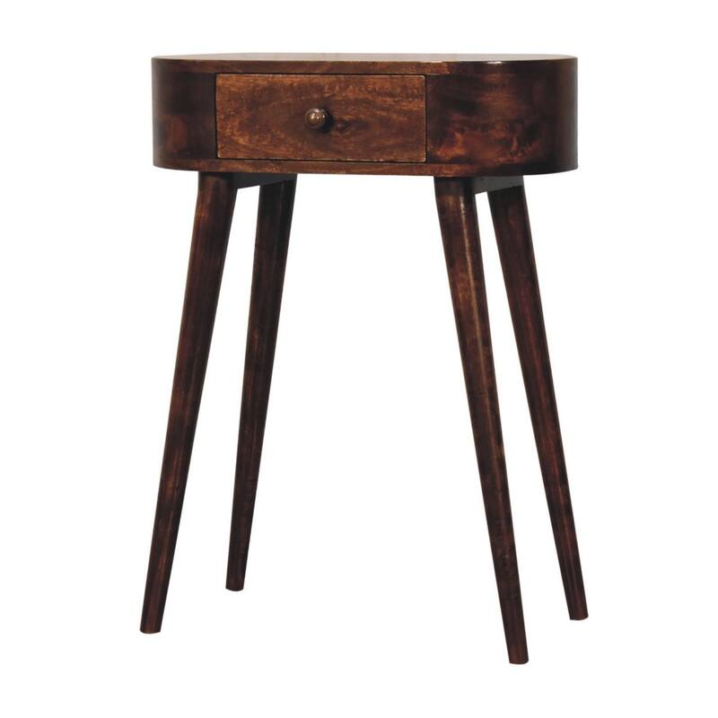 Artisan Furniture Solid Wood Mini Albion California Walnut Bedside