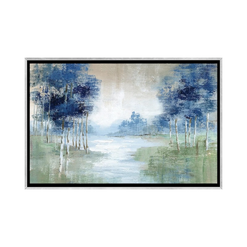 iCanvas "Birch River" by Nan Framed