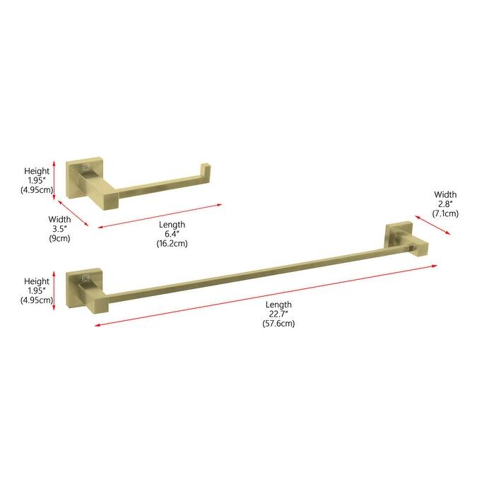 Indigo Home 2-Piece Bathroom Hardware Set