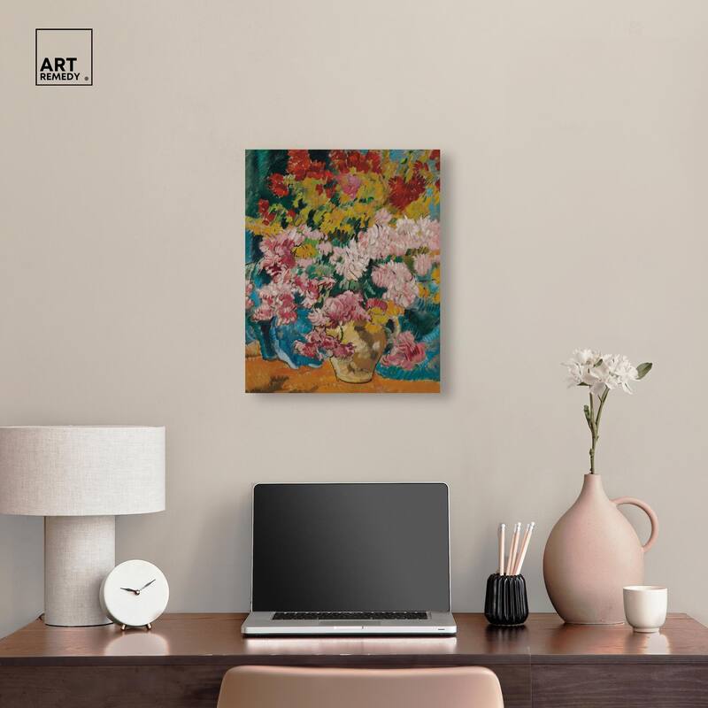 Give him Flores Canvas by Art Remedy, Gallery Wrapped