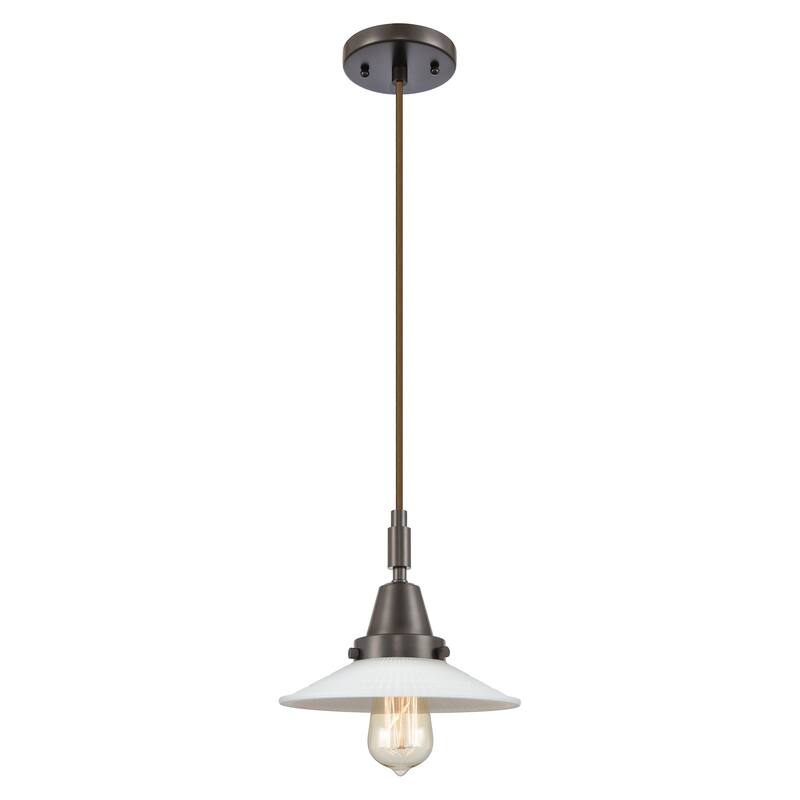 Innovations Lighting 447-1P-G1 Halophane 9" Wide Mini Pendant with