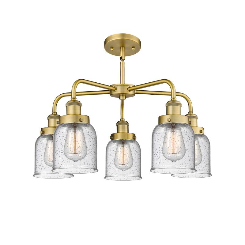 Innovations Lighting Bell - 5 Light 23" Stem Hung Chandelier