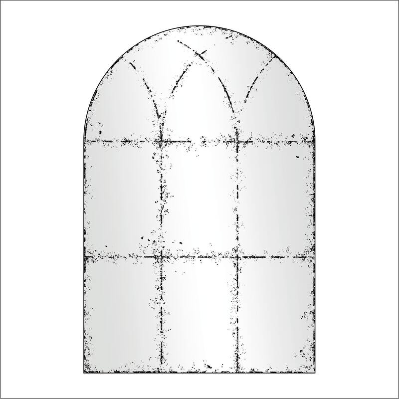 Semicircular Wall-Mounted Mirror - Versatile Home Decor, Ideal For Bedrooms, Living Rooms, Dining Rooms - Black,White