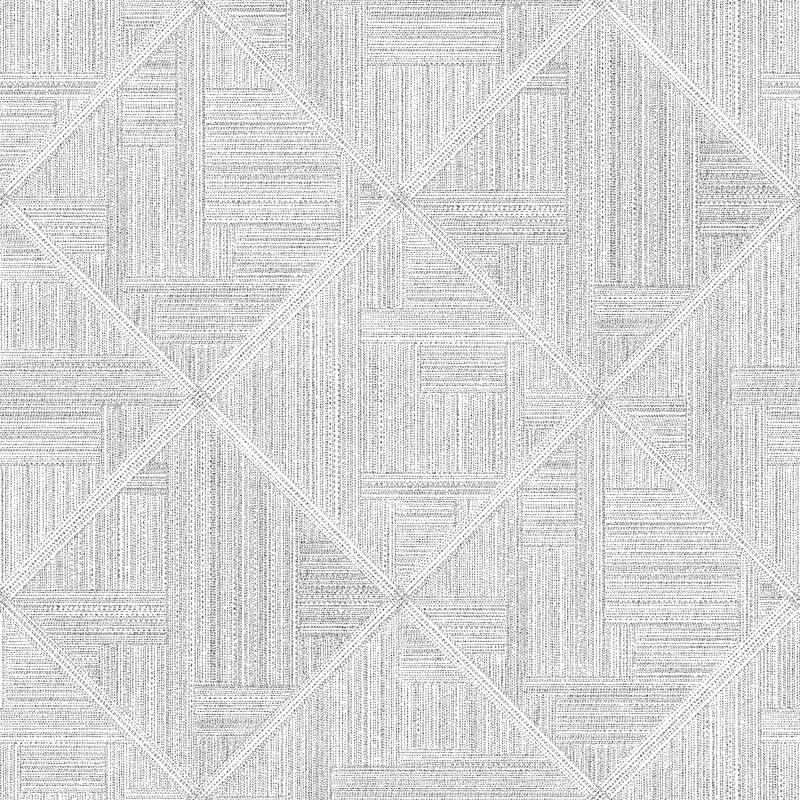 Scott Living Cade Grey Geometric Wallpaper