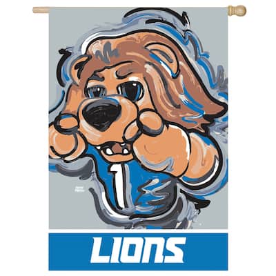 Detroit Lions, Suede House Size Justin Patten