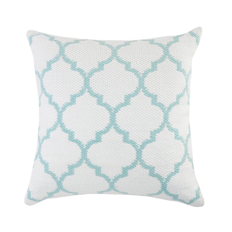 Sevita Geometric Lattice Indoor/Outdoor Throw Pillow