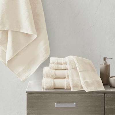Madison Park Signature Turkish Cotton 6-piece Bath Towel Set