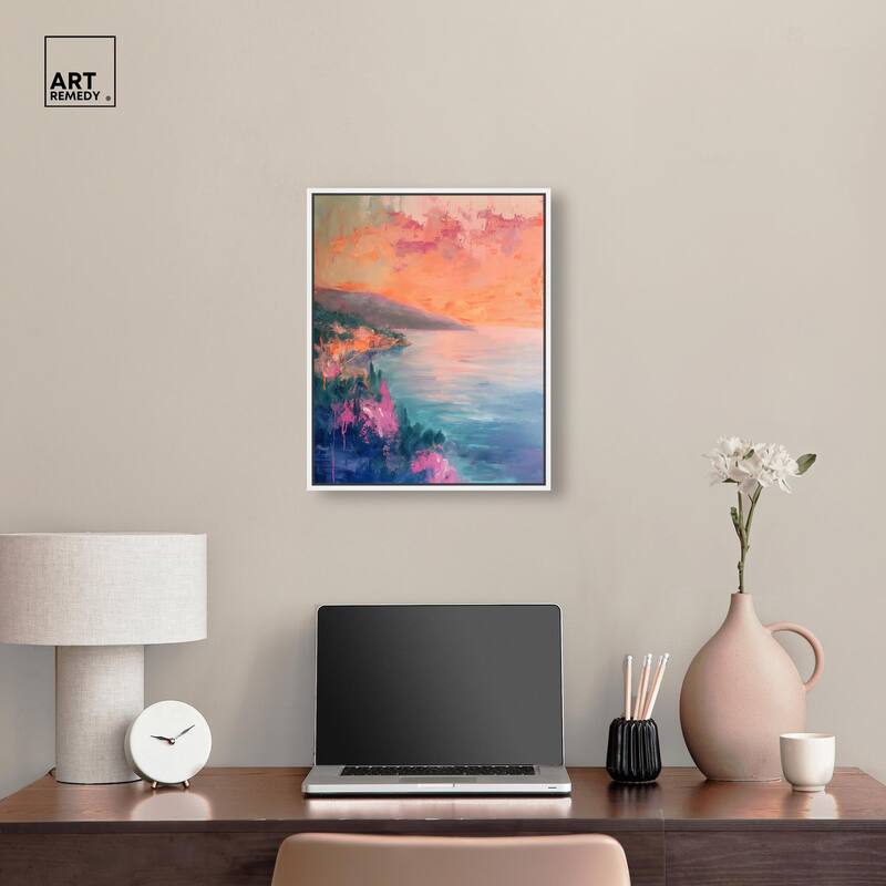 Tropical Twilight III Canvas by Art Remedy