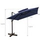 preview thumbnail 31 of 29, Pellebant 10 ft Double Top Cantilever Umbrella with Base