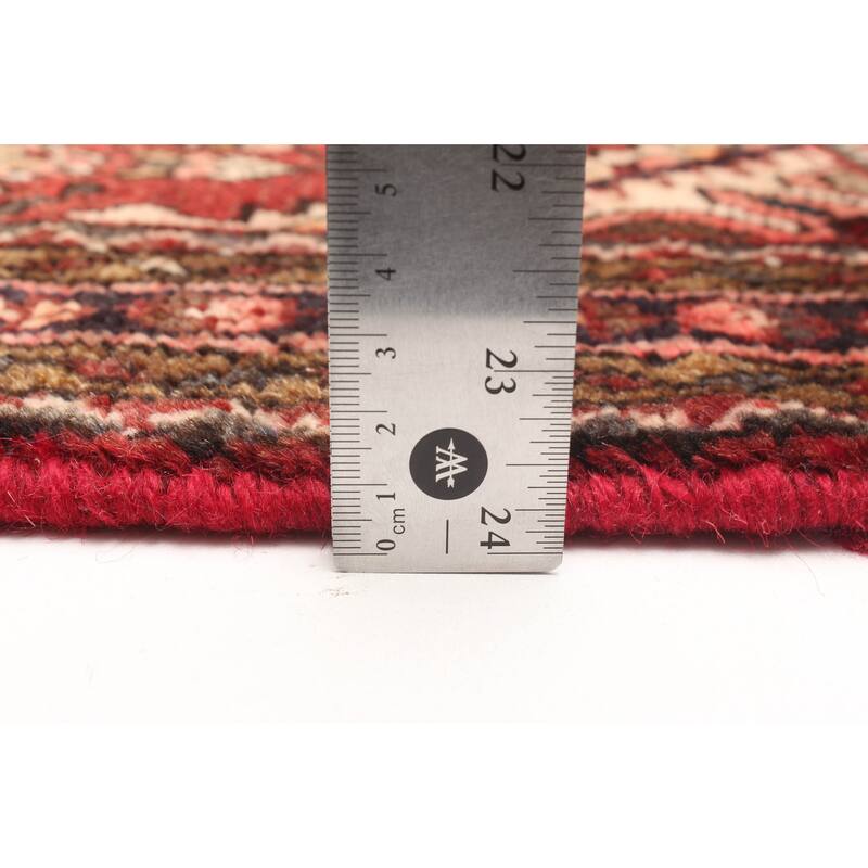 ECARPETGALLERY Hand-knotted Andelz Red Wool Rug - 3'7 x 5'3