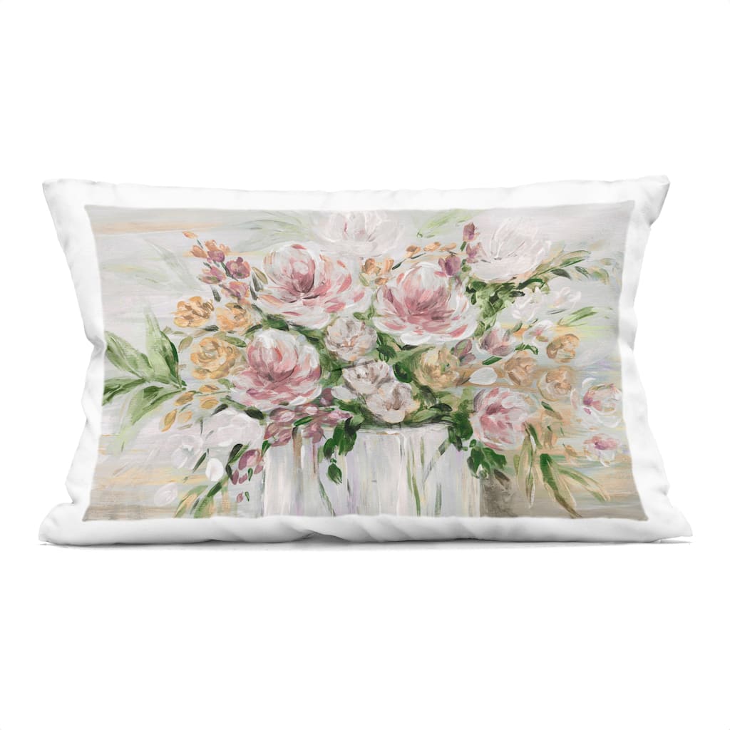 Stupell Country Style Floral Assortment Decorative Printed Throw Pillow Design by Kristen Brockmon
