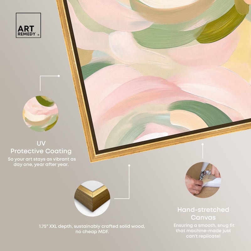 Brushstroke I Canvas by Art Remedy