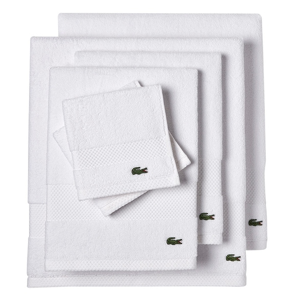 Lacoste Heritage Supima 100 Cotton 6 Piece Towel Set On Sale Bed Bath Beyond 38423331