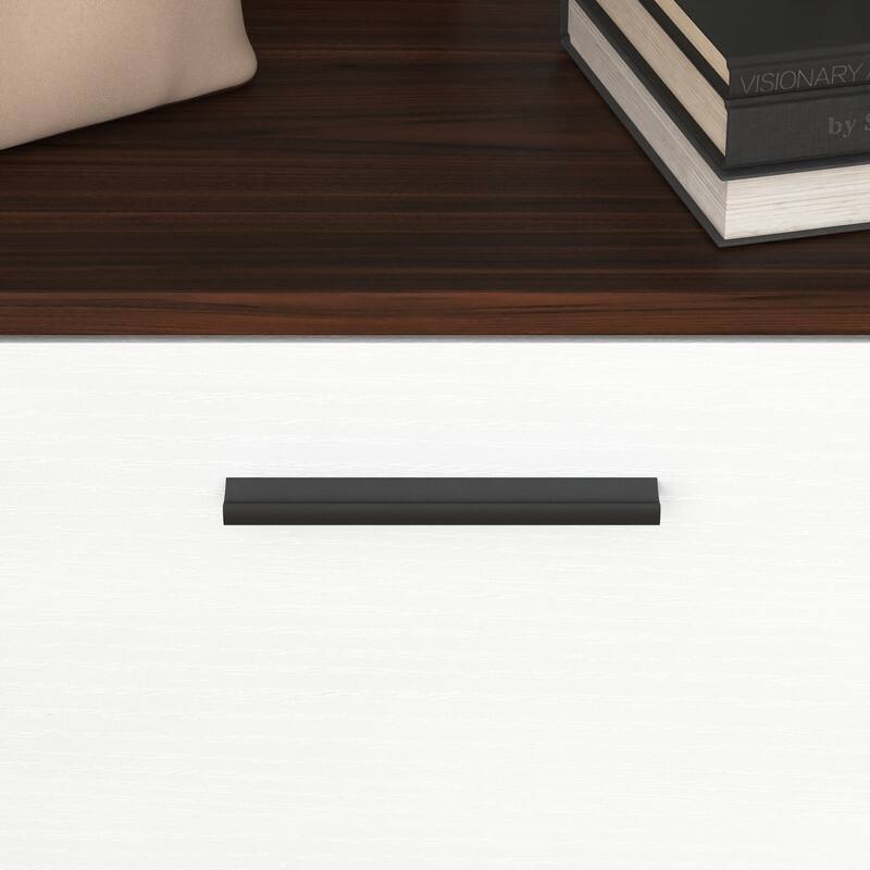 Shoe Storage Cabinet with 3 White Panel Flip Drawers, Freestanding Organizer for Entryway, Narrow Shoe Rack Cabinet