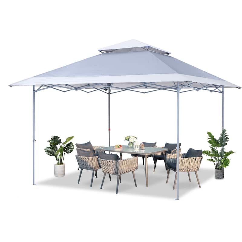 ABCCANOPY Easy Set-up 13x13 Canopy Tent - 13ftx13ft - Grey