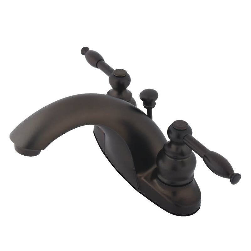 Kingston Brass 1.2 GPM Centerset Bathroom Faucet with Pop-Up Drain - Oil Rubbed Bronze