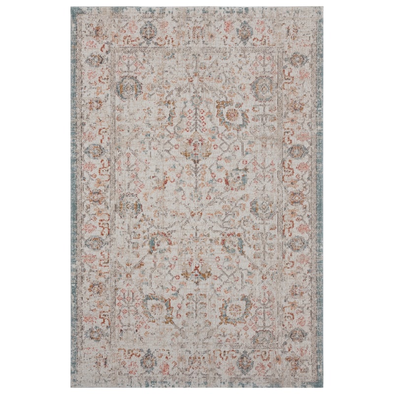 Sevita Caramel Botanical Area Rug