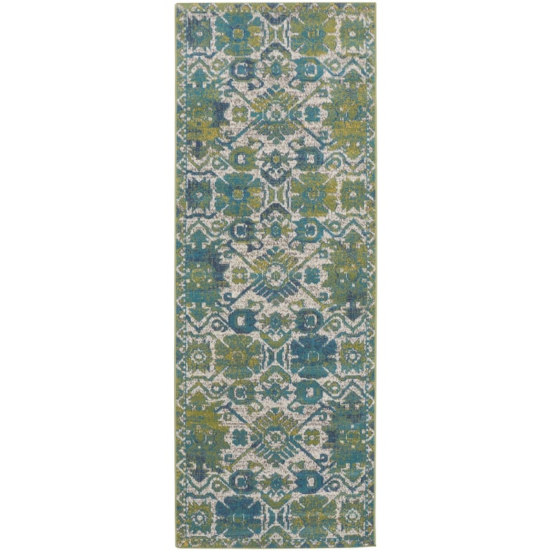 Hurst Modern Style Oriental Transitional Area Rug