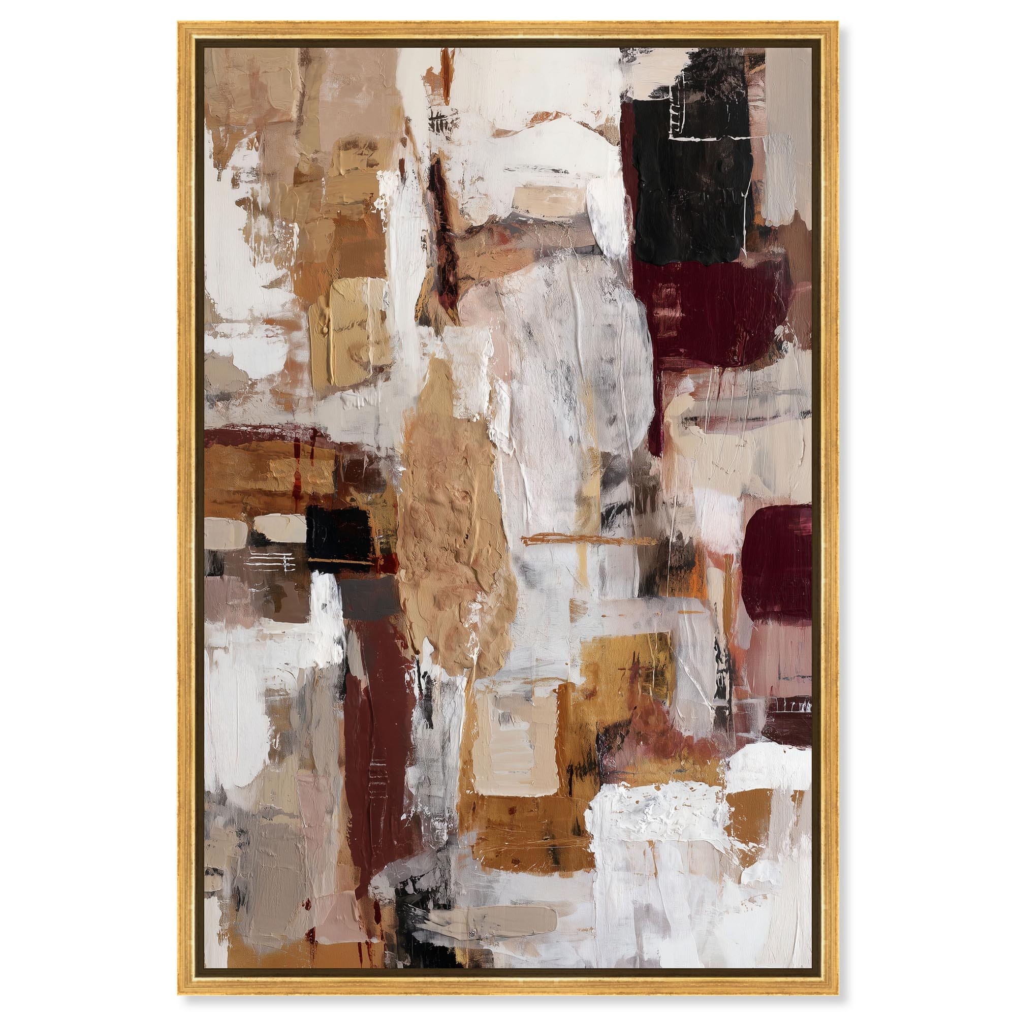Harmony II Abstract Wall Decor Framed Canvas Print by Art Remedy