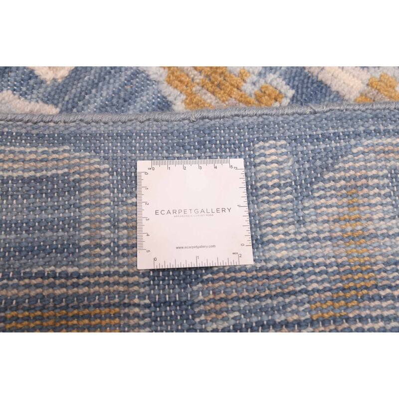 ECARPETGALLERY Hand-knotted Finest Oushak Navy Wool Rug - 8'0 x 10'1