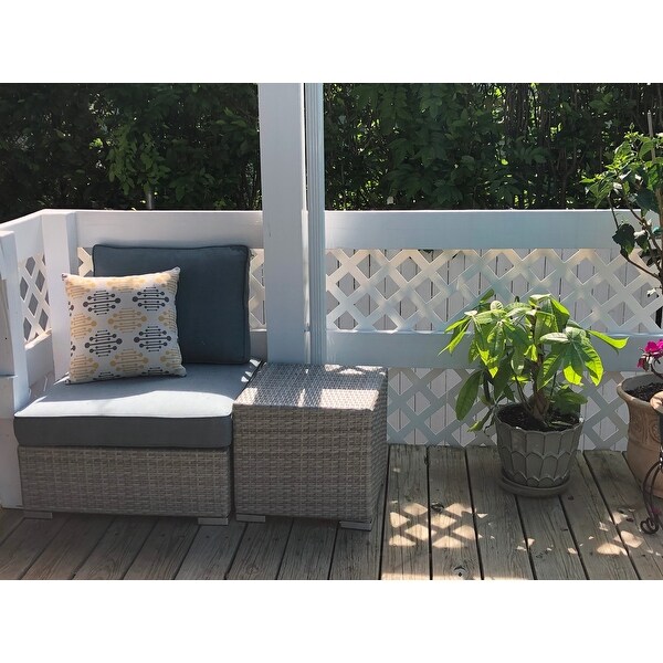 Top Product Reviews For Corvus 8 Piece Grey Wicker Patio Furniture