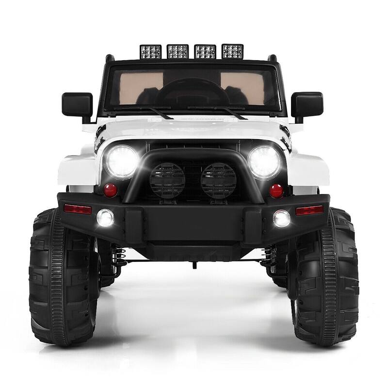 12V Electric Ride On Truck with Parental Remote Control and LED Lights