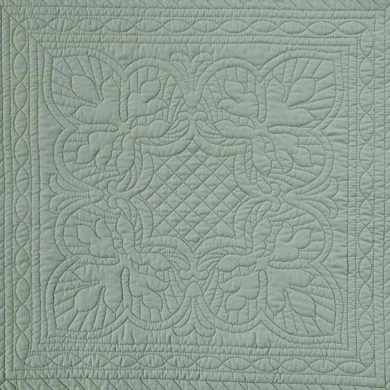 6 Piece Reversible Scalloped Edge Daybed Cover Set Seafoam Daybed