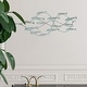 preview thumbnail 4 of 9, Adeco Decorative Distressed Blue Iron School of Fish Wall Decor