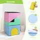 preview thumbnail 5 of 5, Soft Climbing Indoor Set, Foam Climbing Blocks for Toddlers, Climbing, and Sliding Activity Play Set,4PCS