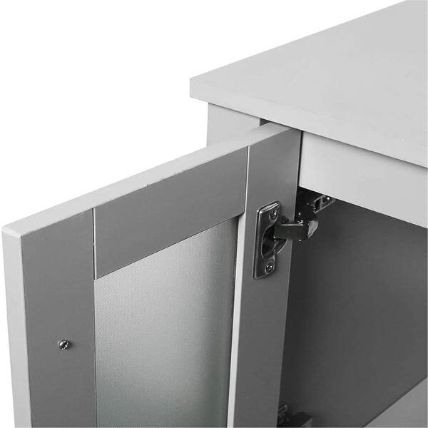 Shop Eclife 24 Bathroom Vanity And Sink Combo Grey Vanity Overstock 31451635