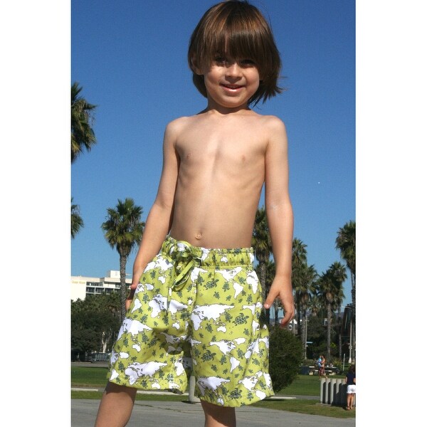 baby boy green shorts