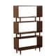 preview thumbnail 10 of 27, Simple Living Margo Mid-Century Modern 3-tier Bookshelf - 59.5"h x 36"w x 11.8"d