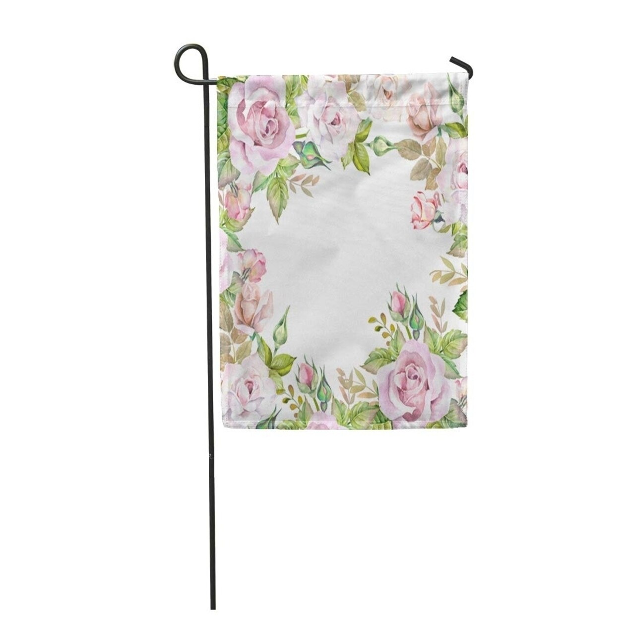Shop Vintage Roses Watercolor Beautiful Birthday Border Drawing Floral Flowers Garden Flag Decorative Flag House Banner 28x40 On Sale Overstock 31441374