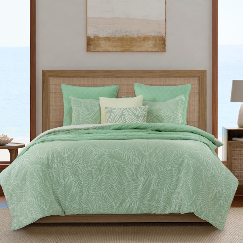 Southern Tide Cedar Island Embroidered Cotton Pillow