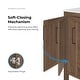 preview thumbnail 18 of 109, OVE Kansas Single Sink Bathroom Vanity, Dove White Engineered Stone Top