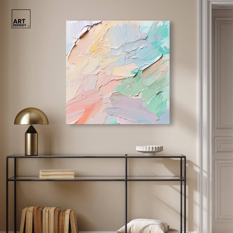 Flowing Mousse III Canvas by Art Remedy, Gallery Wrapped