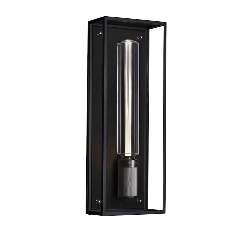 Buster + Punch NCA-052528 Caged Wet Rated 7"W x 19" Tall Bespoke - Black / Gun Metal