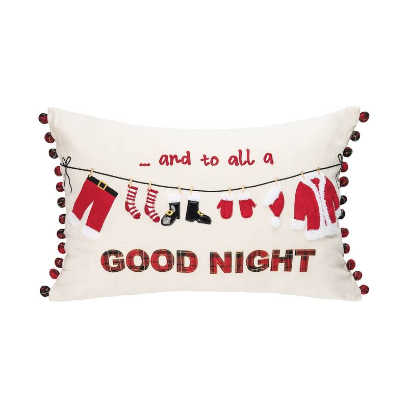 Christmas Clothesline Pillow