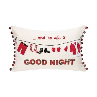 Christmas Clothesline Pillow