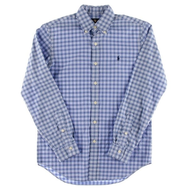 ralph lauren men's long sleeve button down shirts
