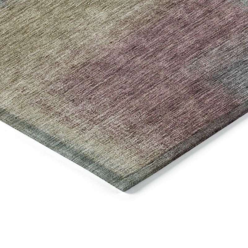 HomeRoots Abstract Transitional Rectangle Outdoor Rug