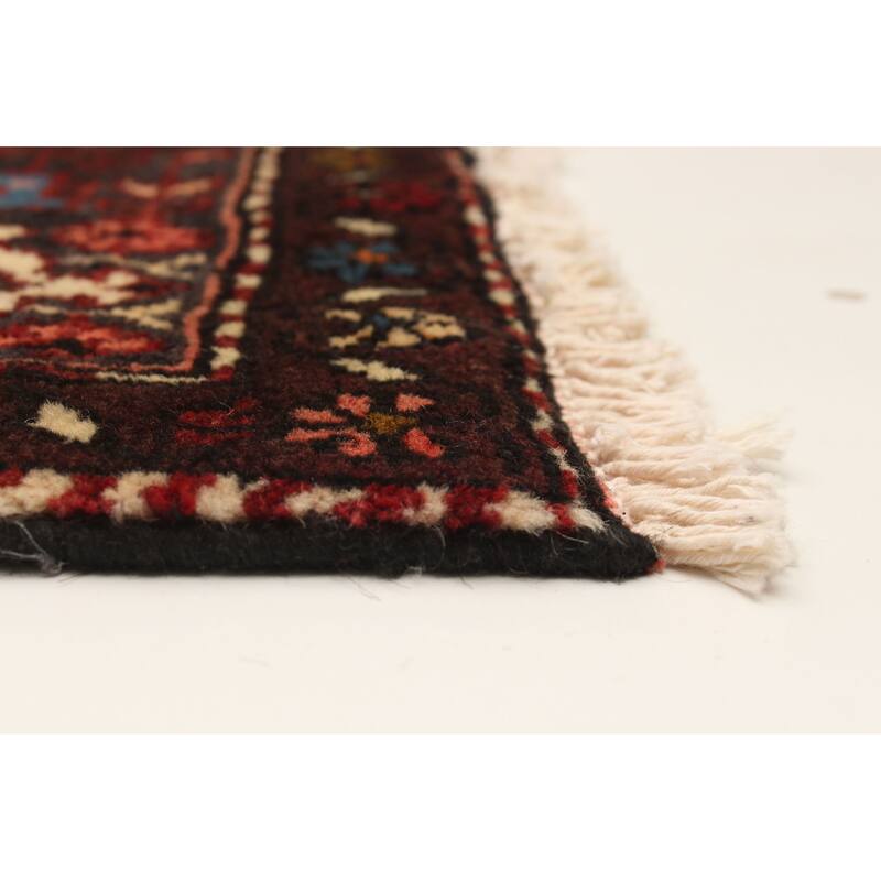 ECARPETGALLERY Hand-knotted Andelz Red Wool Rug - 3'8 x 9'10