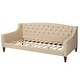 preview thumbnail 89 of 103, Silver Orchid Performance Fabric Heston Upholstered Tufted Sofa Bed