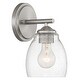 preview thumbnail 1 of 0, Minka Lavery 2431 Winsley 10" Tall Vantage Bathroom Sconce with Seedy