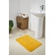 preview thumbnail 47 of 61, Better Trends Lilly Crochet Cotton Reversible Tufted Bath Rugs 17" x 24" - Yellow