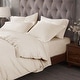 preview thumbnail 17 of 86, Superior Egyptian Cotton 400 Thread Count Solid Duvet Cover Set Full/Queen - Ivory