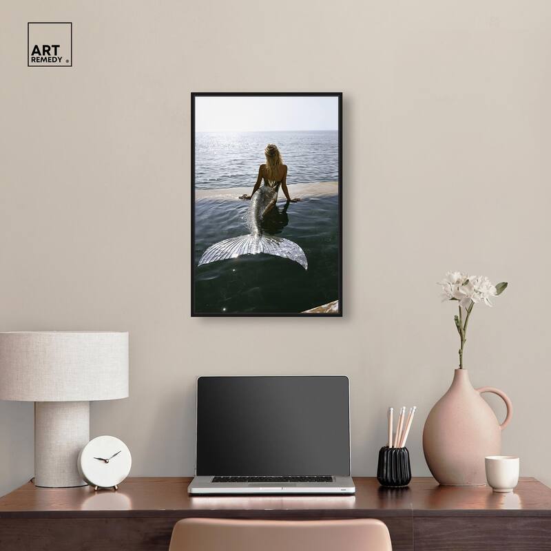 Mermaid Noon Canvas by Art Remedy