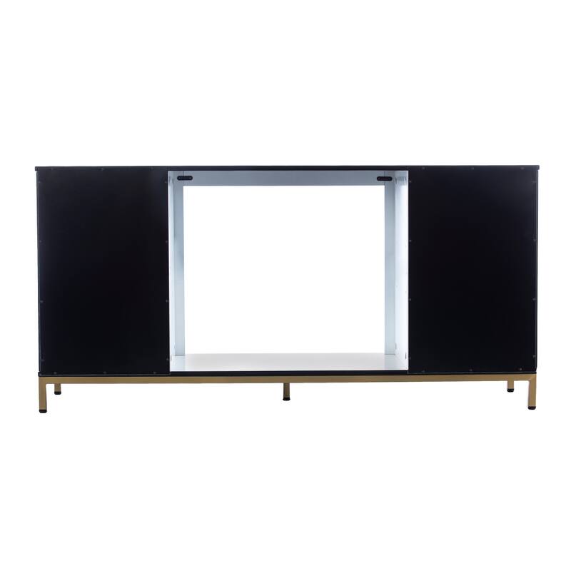 SEI Furniture Daltaire Fireplace - 54"W x 16"D x 27"H