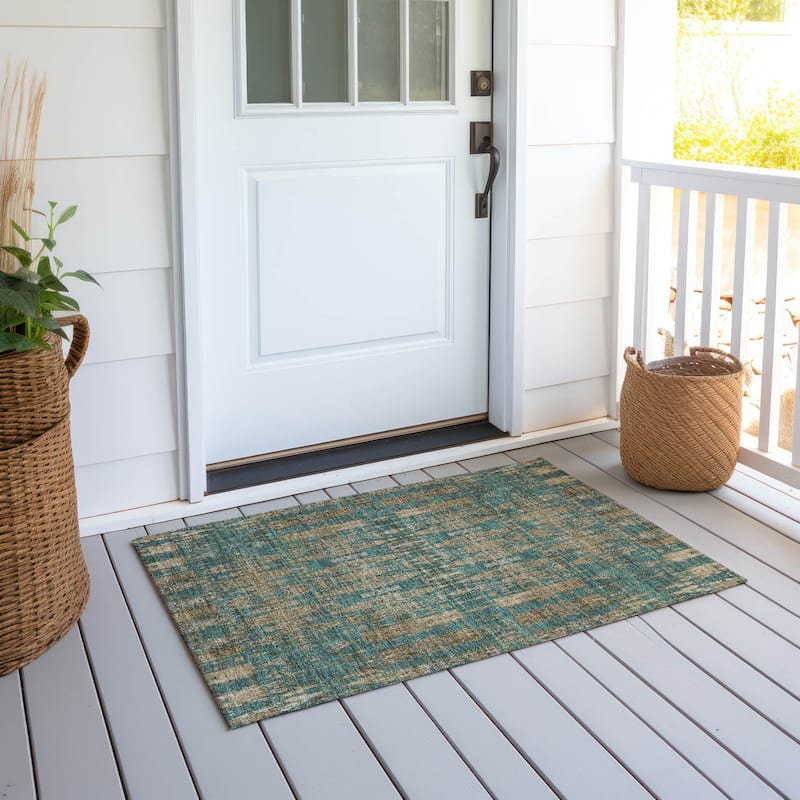 Machine Washable Indoor/ Outdoor Chantille Moroccan Boho Rug